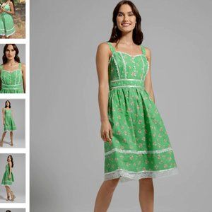 NWT Modcloth x Gunne Sax Dress Pastoral Pastimes Sold Out XL